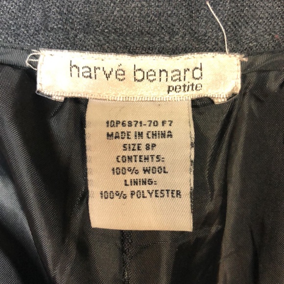 Harve Benard Wool Cropped Cuffed Bottom Trousers - Picture 9 of 14